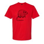 Softstyle™ midweight adult t-shirt Thumbnail