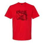 Softstyle™ midweight adult t-shirt Thumbnail